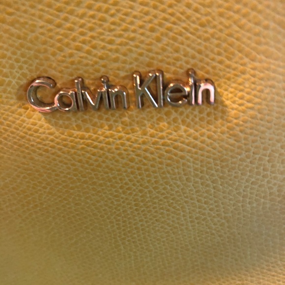 Calvin Klein Bags Calvin Klein Yellow Purse Poshmark